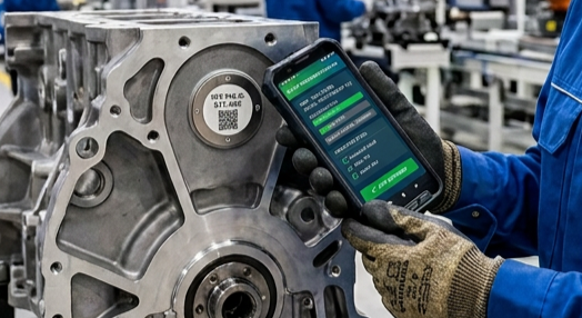 NFC Industrial Tracking App for Real-Time Production Monitoring